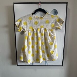 Zara Girls Short Sleeve Tunic Top size 3/4